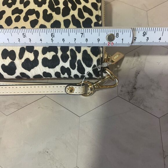 Michael Kors Continental Zip Wallet Wristlet Calf Hair - Picture 6 of 7